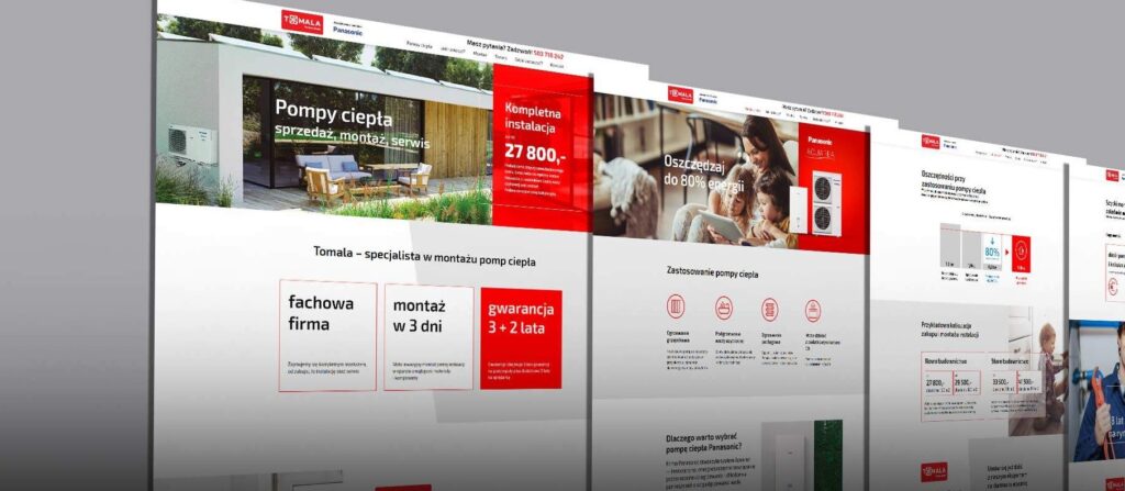 Strona internetowa- instalacja pomp ciepła