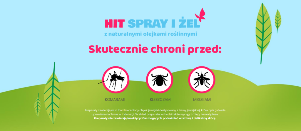 One-page dla kampanii reklamowej