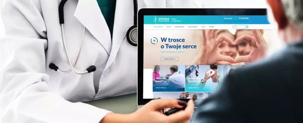 Strona internetowa dla kliniki medycznej