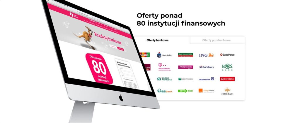 Strona internetowa dla instytucji finansowej